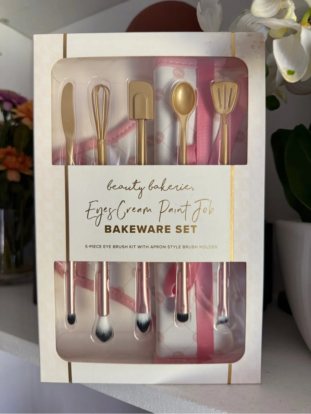 Beauty Bakerie Pink & Gold Bakeware Eye Brush Set